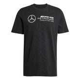 Mercedes - AMG Petronas Formula One Men's Large Logo T-Shirt - Black/White