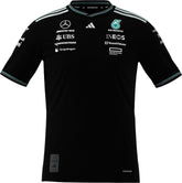 Mercedes - AMG Petronas Formula One 2025 Men's Team Driver Authentic Jersey - White/Black