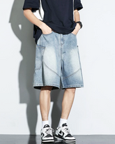 Baggy Denim Shorts Mens