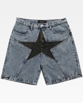 Denim Star Shorts