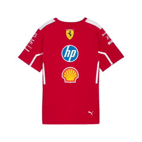 Scuderia Ferrari F1 2025 Men's Team T-Shirt - Dark Cherry