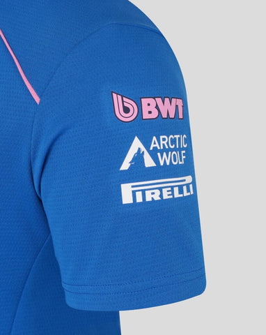 Alpine Racing F1 2026 Men's Team Set Up T-Shirt - Lapis Blue