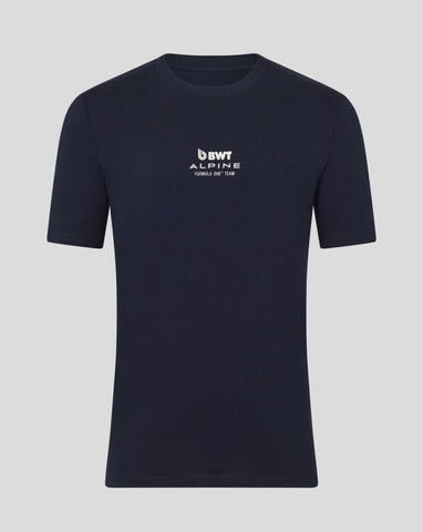 Alpine Racing F1 Pierre Gasly Relaxed Fit T-Shirt- White/French Navy