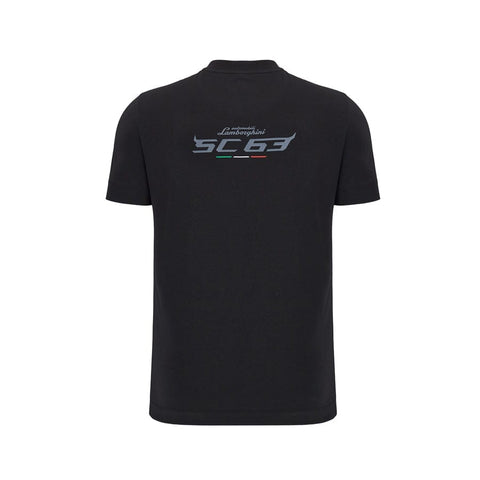 Automobili Lamborghini SC63 Hypercar Men's Sportswear T-Shirt - Black/White
