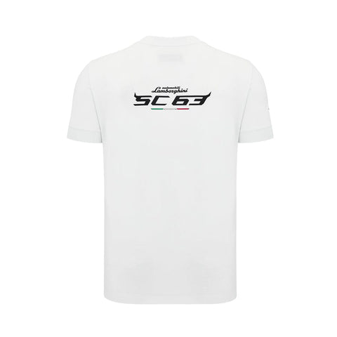 Automobili Lamborghini SC63 Hypercar Men's Sportswear T-Shirt - Black/White