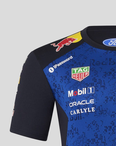 Red Bull Racing F1 Men's 2026 Team T-Shirt- Blue/Navy