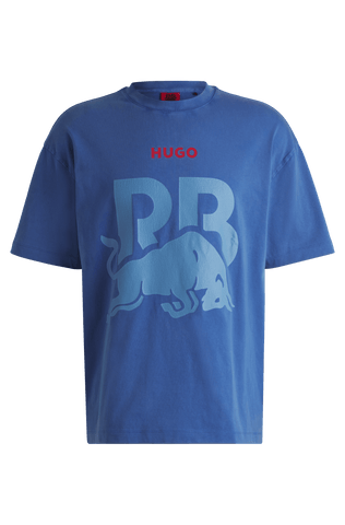 Visa Cash App RB F1 Men's Fanwear Washed T-Shirt - Black/Green/Blue