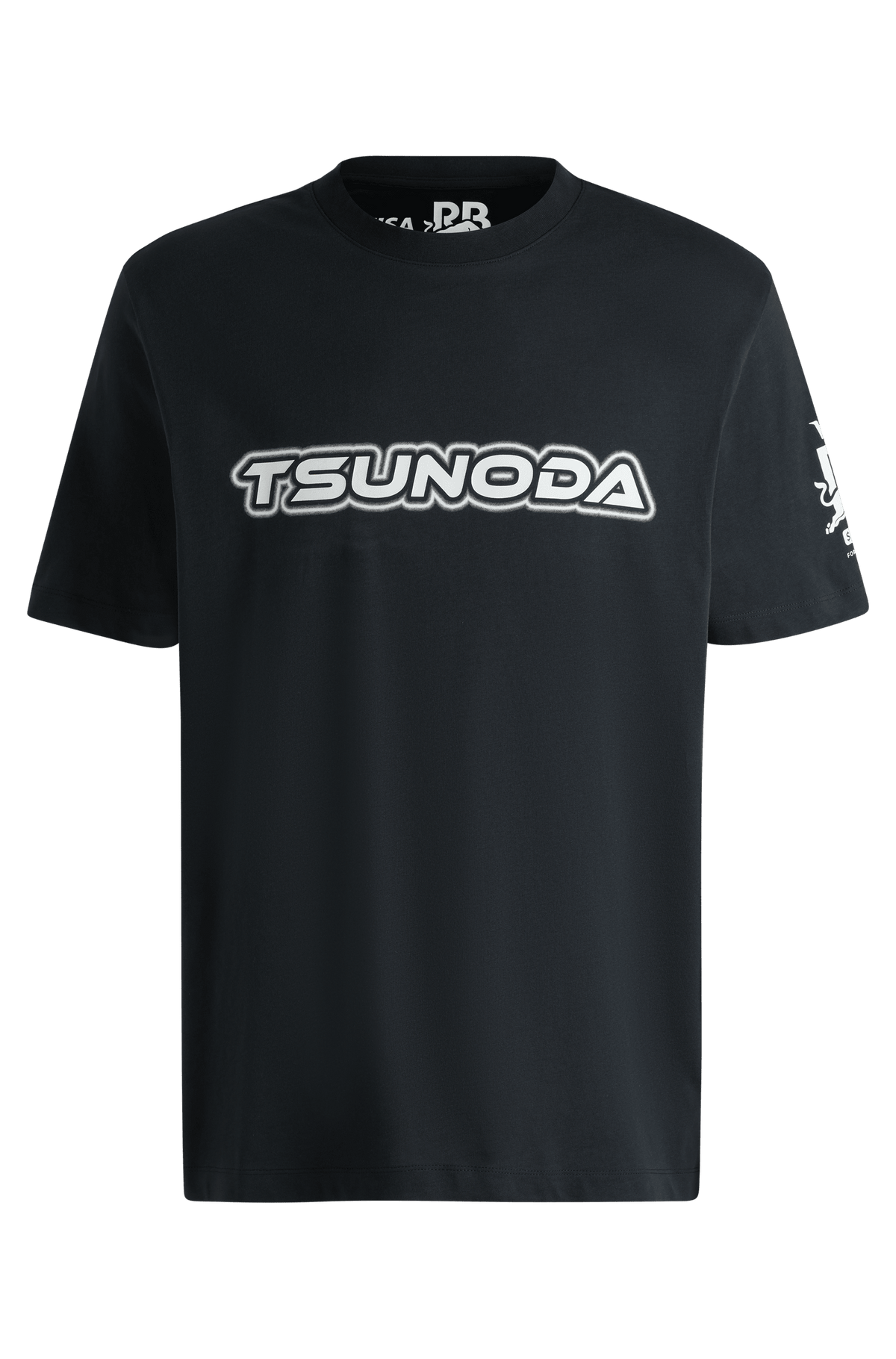 Visa Cash App RB F1 Men's Yuki Tsunoda Fanwear T-Shirt - Black/White/Blue