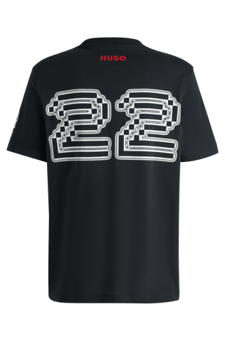 Visa Cash App RB F1 Men's Yuki Tsunoda Fanwear T-Shirt - Black/White/Blue