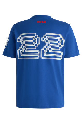 Visa Cash App RB F1 Men's Yuki Tsunoda Fanwear T-Shirt - Black/White/Blue