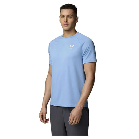 Castore Men's Mainline Short Sleeve T-Shirt - Cool Blue