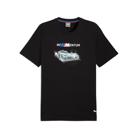 BMW Motorsports Men's Momentum Graphic T-Shirt- Black