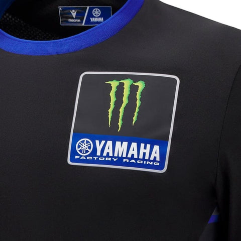 Monster Energy Yamaha 2025 Men's Team Replica T-Shirt - Black