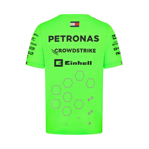 Mercedes AMG Petronas F1 Men's Team Set Up T-Shirt - Green