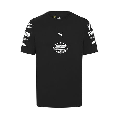 Scuderia Ferrari F1 Men's "95 Years" T-Shirt - Black/Red