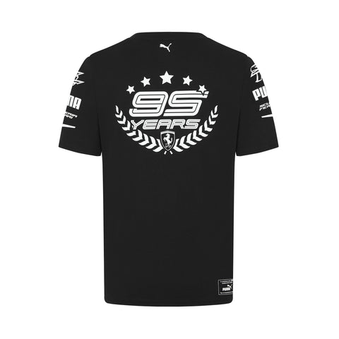 Scuderia Ferrari F1 Men's "95 Years" T-Shirt - Black/Red