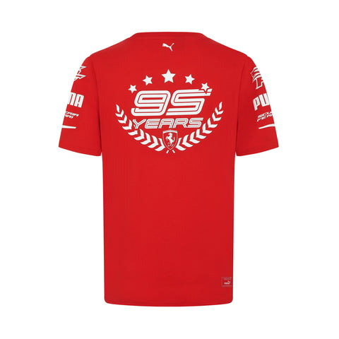 Scuderia Ferrari F1 Men's "95 Years" T-Shirt - Black/Red