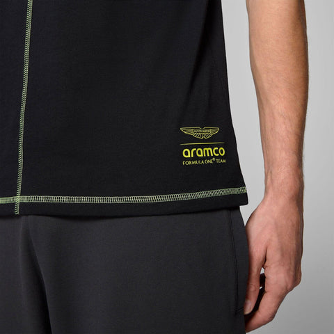 Aston Martin F1 Men's Data Graphic T-Shirt - Black