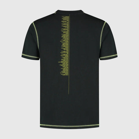 Aston Martin F1 Men's Data Graphic T-Shirt - Black