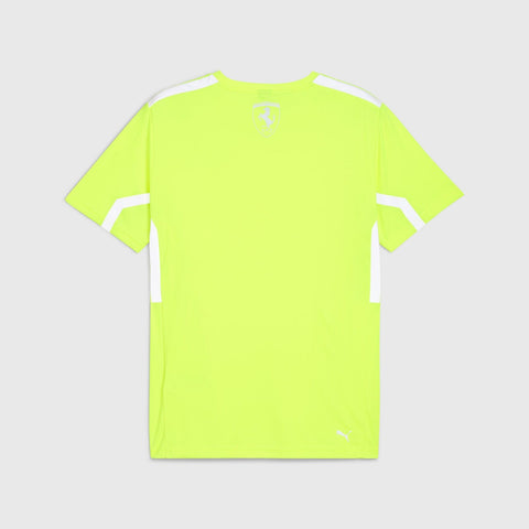 Scuderia Ferrari F1 2025 Men's Team Set Up T-Shirt - Safety Yellow