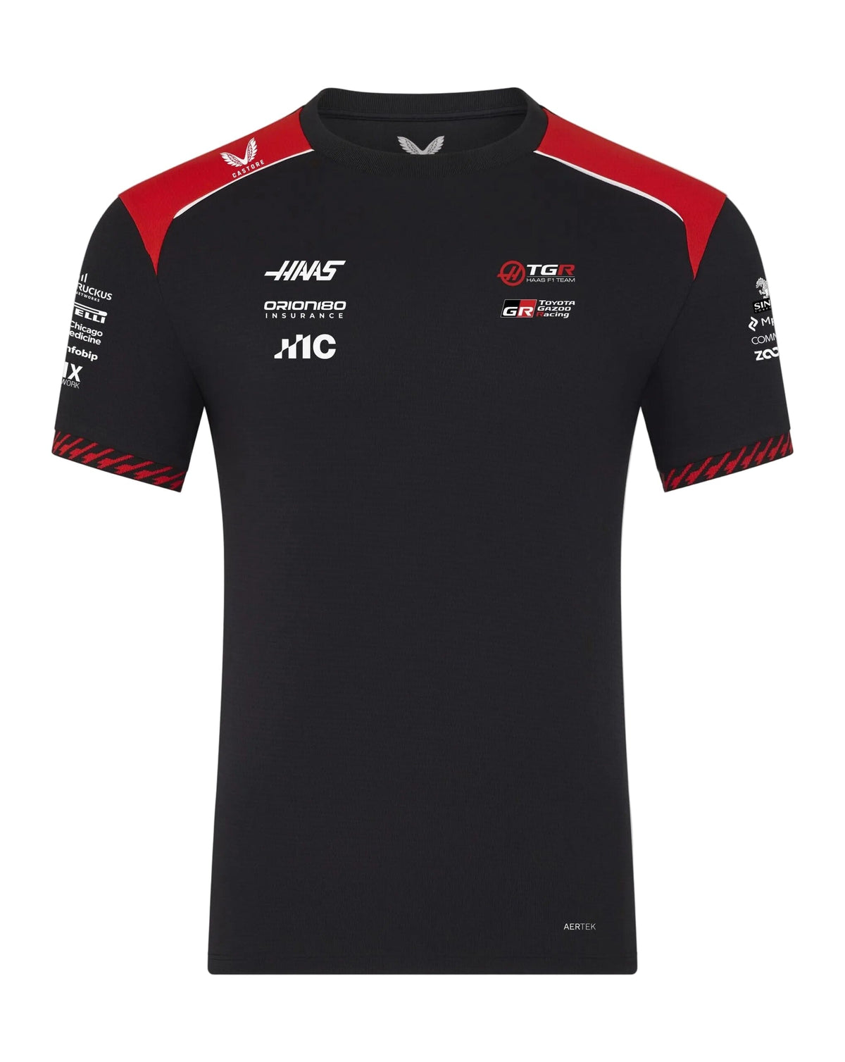 Haas Racing F1 2026 Men's Team Set Up T-Shirt - Black
