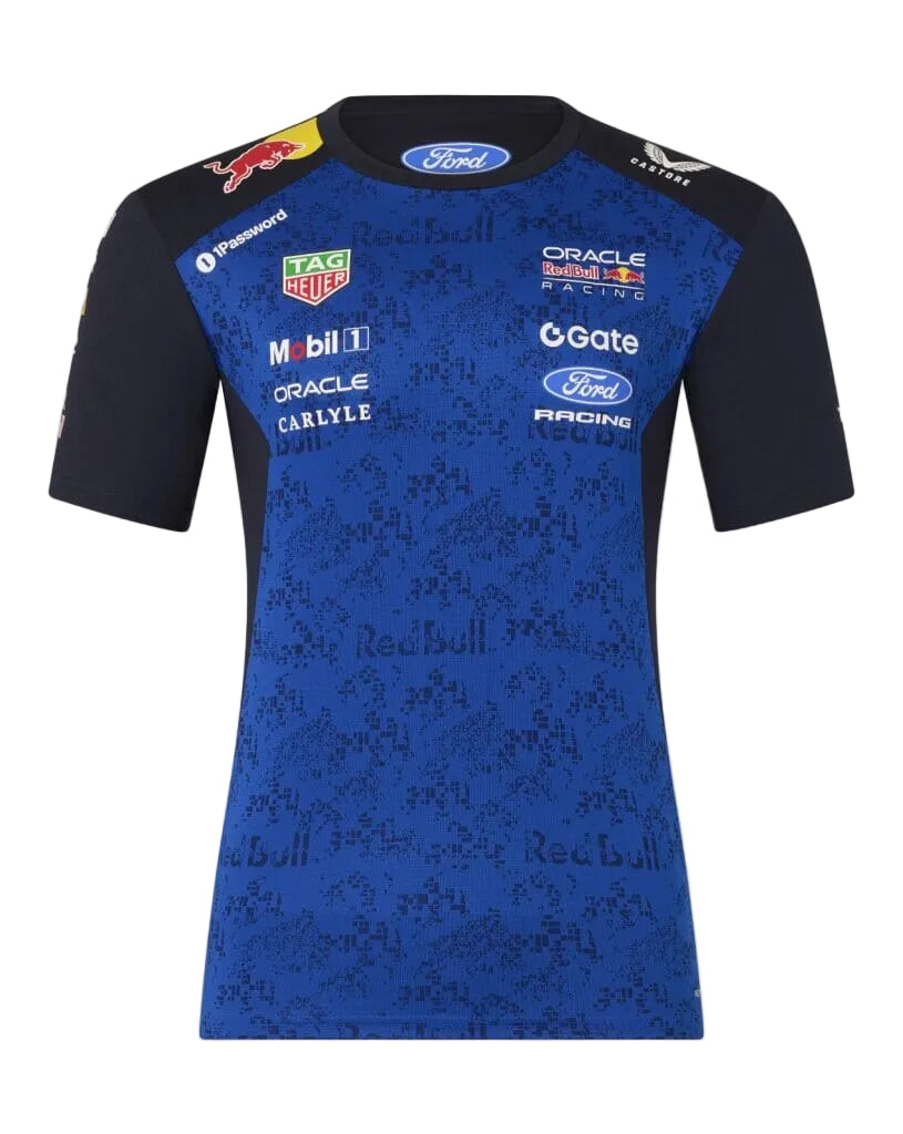 Red Bull Racing F1 Men's 2026 Team T-Shirt- Blue/Navy