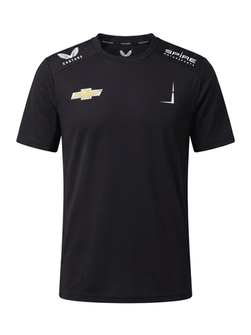 Nascar Spire Motorsport Men's Team Performance T-Shirt - Caviar Black