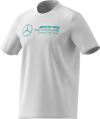 Mercedes - AMG Petronas Formula One Men's Large Logo T-Shirt - Black/White