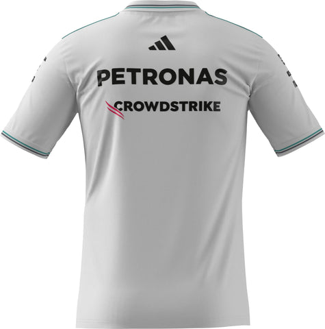 Mercedes - AMG Petronas Formula One 2025 Men's Team Driver Authentic Jersey - White/Black