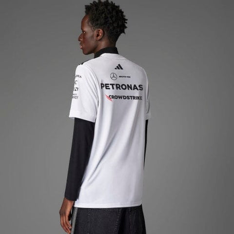 Mercedes - AMG Petronas Formula One 2025 Men's Team Driver Jersey - Black/White
