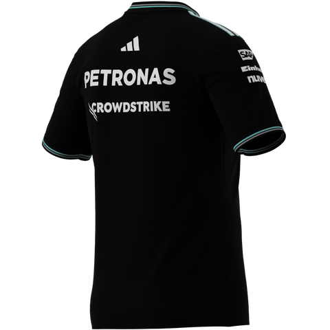 Mercedes - AMG Petronas Formula One 2025 Men's Team Driver Authentic Jersey - White/Black