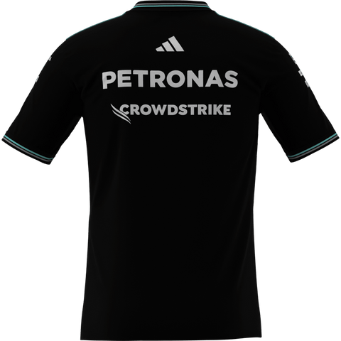 Mercedes - AMG Petronas Formula One 2025 Men's Team Driver Authentic Jersey - White/Black