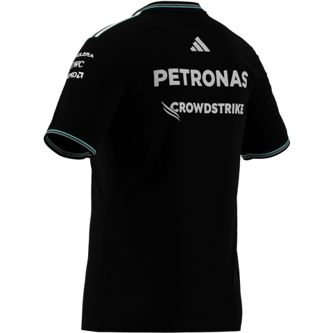 Mercedes - AMG Petronas Formula One 2025 Men's Team Driver Authentic Jersey - White/Black