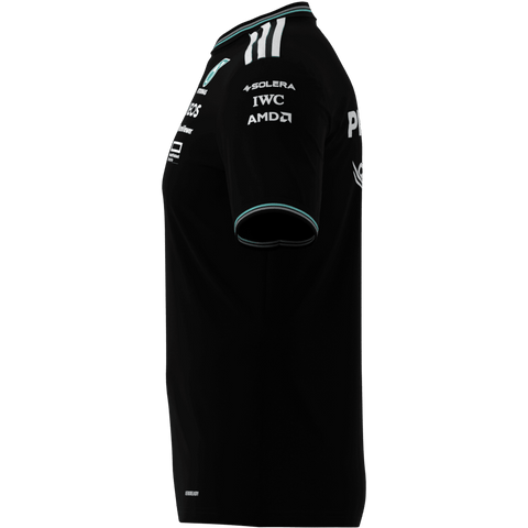 Mercedes - AMG Petronas Formula One 2025 Men's Team Driver Authentic Jersey - White/Black