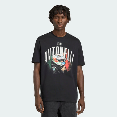 Mercedes - AMG Petronas Formula One Kimi Antonelli Men's Graphic T-Shirt - Black