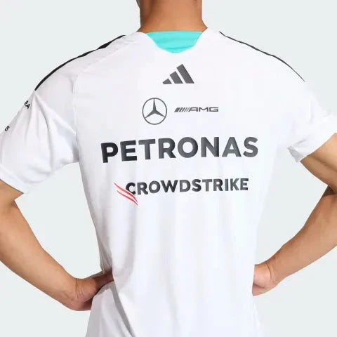 Mercedes - AMG Petronas Formula One 2026 Men's Team Jersey T-Shirt - White/Black