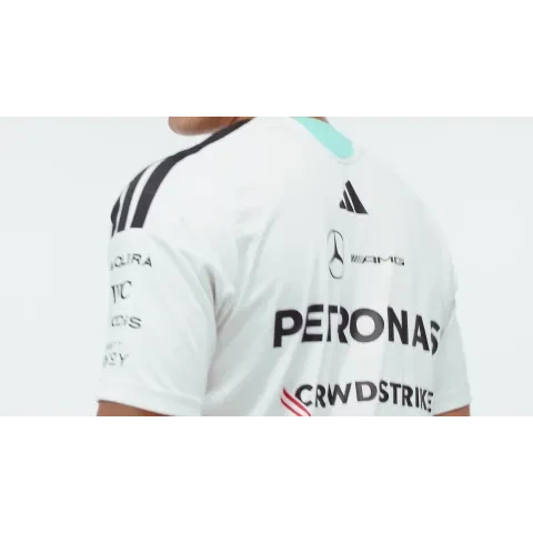 Mercedes - AMG Petronas Formula One 2026 Men's Team Jersey T-Shirt - White/Black