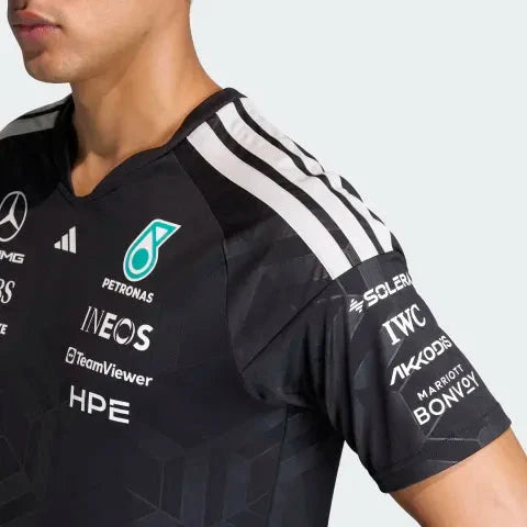 Mercedes - AMG Petronas Formula One 2026 Men's Team Jersey T-Shirt - White/Black