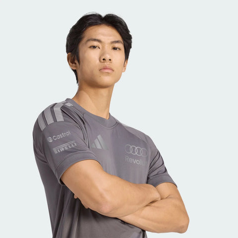 Audi Formula One Men's 2026 Team Replica Driver T-Shirt - Gray