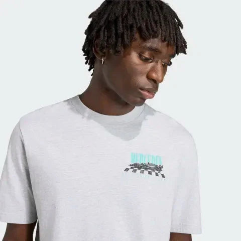 Mercedes - AMG Petronas Formula One Men's Car Graphic T-Shirt - Grey