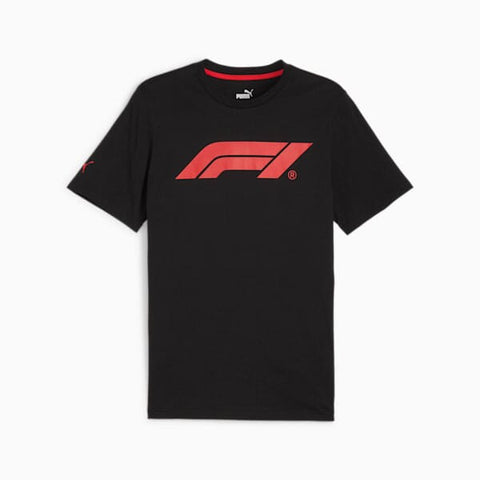 Formula 1 Tech Puma Essentials Motorsport Logo T-Shirt - Black