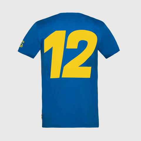 Ayrton Senna F1 Men's #Senna T-Shirt - Blue/Yellow/White