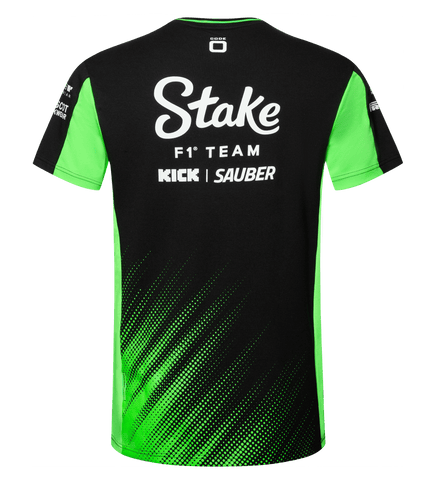 Stake F1 Kick Sauber 2025 Men's Team T-Shirt - Black