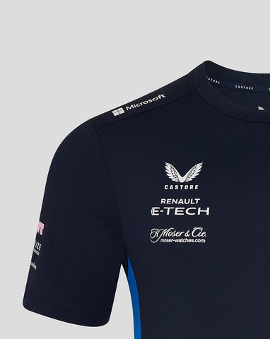 Alpine Racing F1 2025 Men's Team T-Shirt- Navy