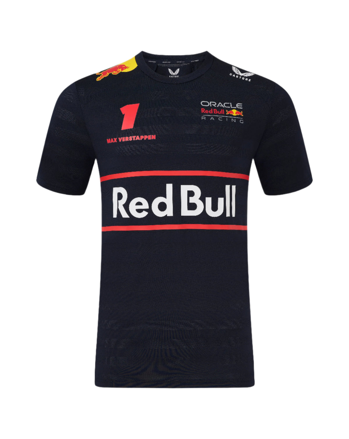 Red Bull Racing F1 Men's 2025 Max Verstappen Team T-Shirt- Navy
