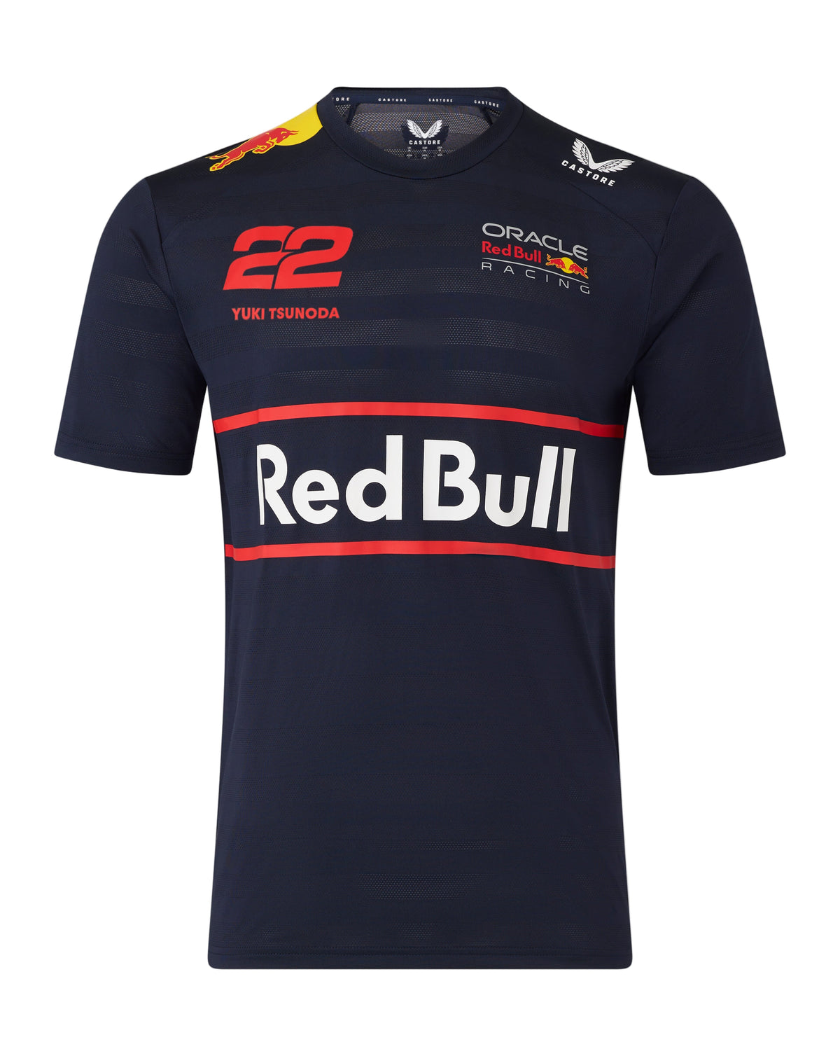 Red Bull Racing F1 Men's 2025 Yuki Tsonoda Team T-Shirt- Navy