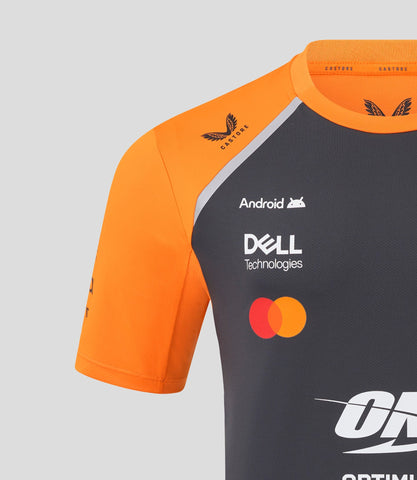 McLaren F1 2025 Men's Lando Norris Team T-Shirt - Papaya/Phantom