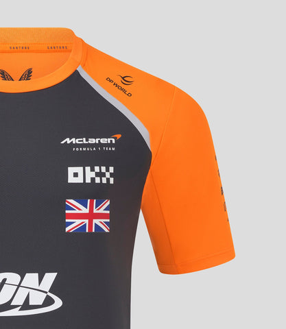 McLaren F1 2025 Men's Lando Norris Team T-Shirt - Papaya/Phantom