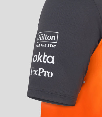 McLaren F1 Men's 2025 Oscar Piastri Team Set Up T-Shirt - Papaya/Phantom