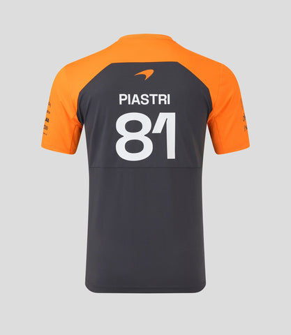 McLaren F1 Men's 2025 Oscar Piastri Team Set Up T-Shirt - Papaya/Phantom